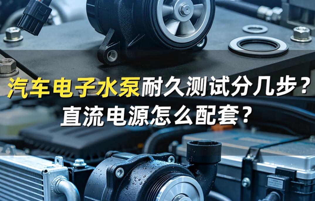 汽车电子水泵耐久测试解决方案｜解决长周期试验